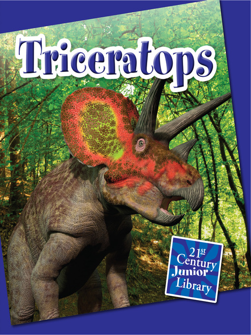Title details for Triceratops by Jennifer Zeiger - Available